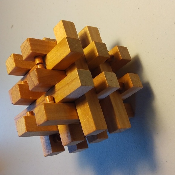 Wooden puzzle set of 3 - Picture 4 of 9